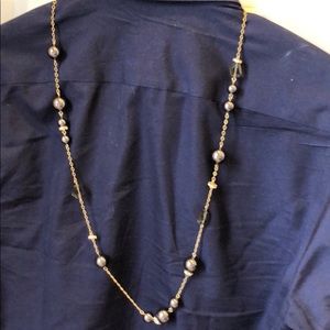 J. Crew gold tone necklace 35”